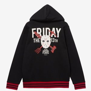 Unisex Friday the 13th Jason Voorhees Mask Zippered Hoodie‎ BoxLunch Horror